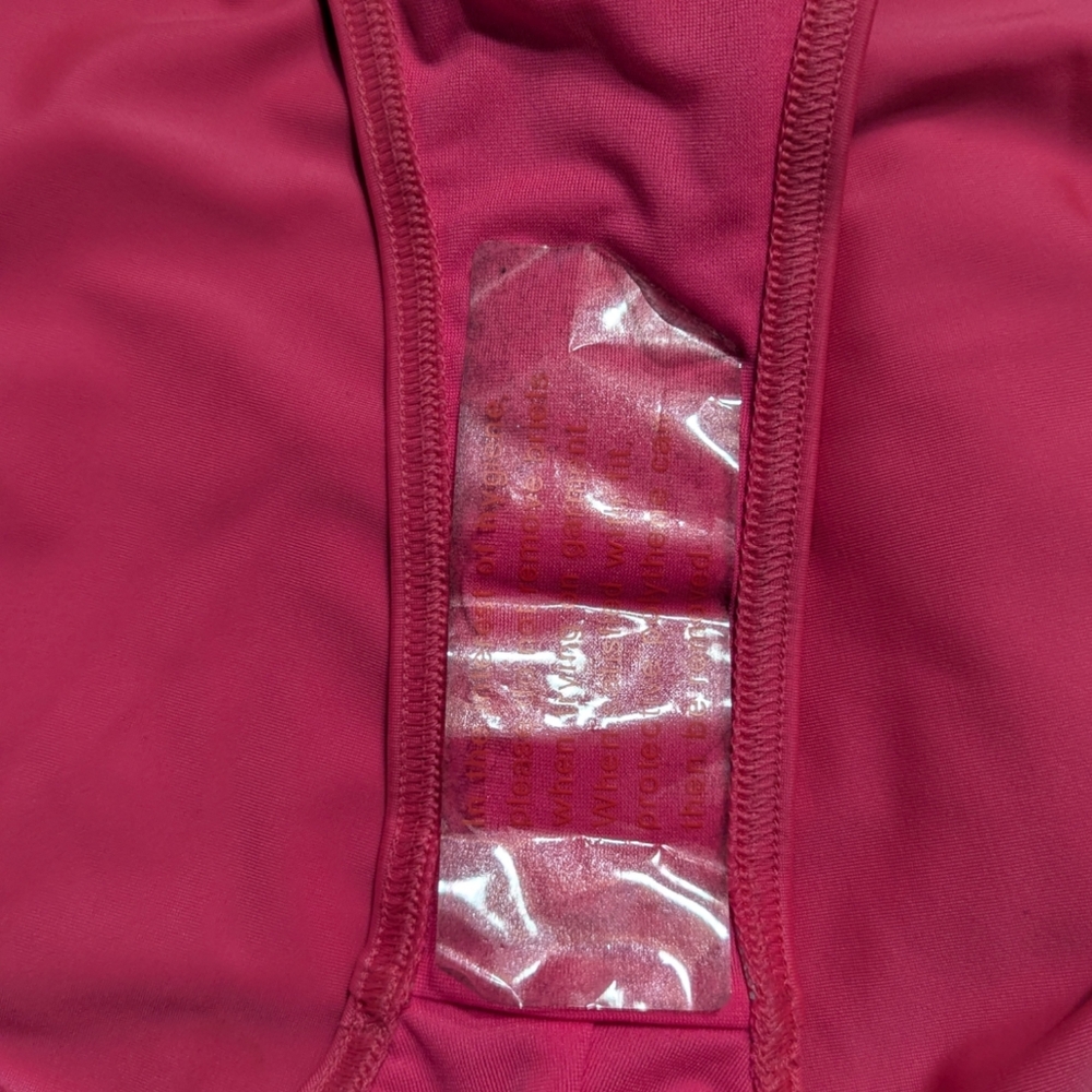 Adidas | Women's 3 Stripe Swimsuit | Lucid Pink/White | Plus Size 16 | - Picture 9 of 11